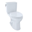 TOTO MS454124CUFRG#01 Drake II 1G Two Piece Toilet Right Hand Cotton
