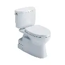 TOTO MS474124CEFRG#01 Vespin II Two Piece Elongated Toilet Right Lever Cotton