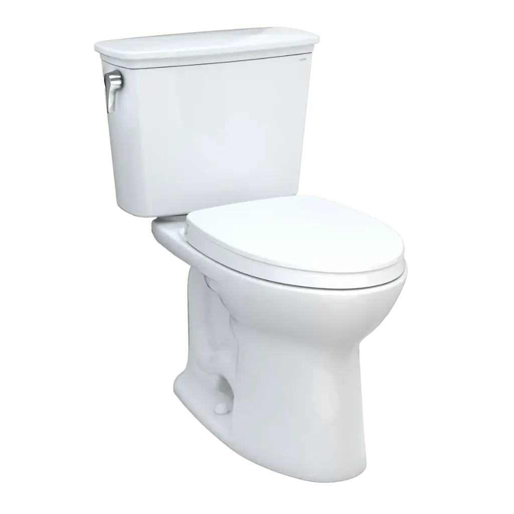TOTO MS786124CEFG#01 Drake Transitional Two Piece Elongated Toilet Cotton