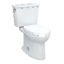 TOTO MS786124CEG#01 Drake Transitional Two Piece Elongated Toilet Cotton
