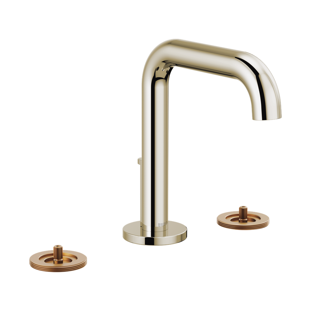 Brizo 65332LF-PNLHP Litze Widespread Lavatory Faucet Less Handles Polished Nickel