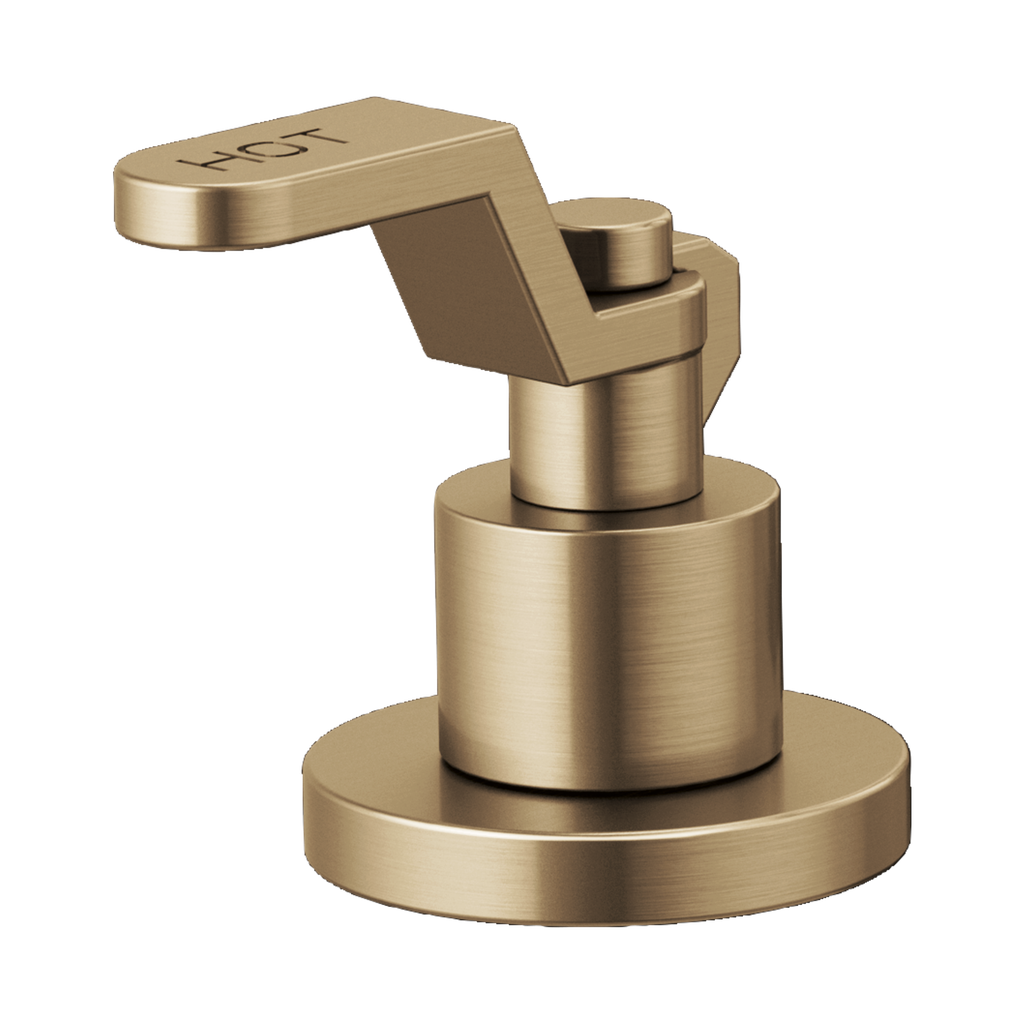 Brizo HL5334-GL-NM Litze Widespread Industrial Lever Handle Kit Brilliance Luxe Gold