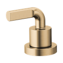 Brizo HL639-GL Litze Roman Tub Notch Lever Handle Kit Brilliance Luxe Gold