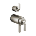 Brizo HL7539-NK Litze Thermostatic Valve With Diverter Trim Handle Kit Brilliance Luxe Nickel