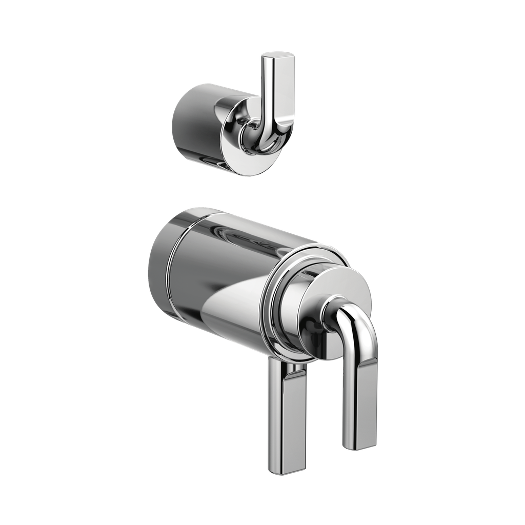 Brizo HL7539-PC Litze Thermostatic Valve With Diverter Trim Handle Kit Polished Chrome