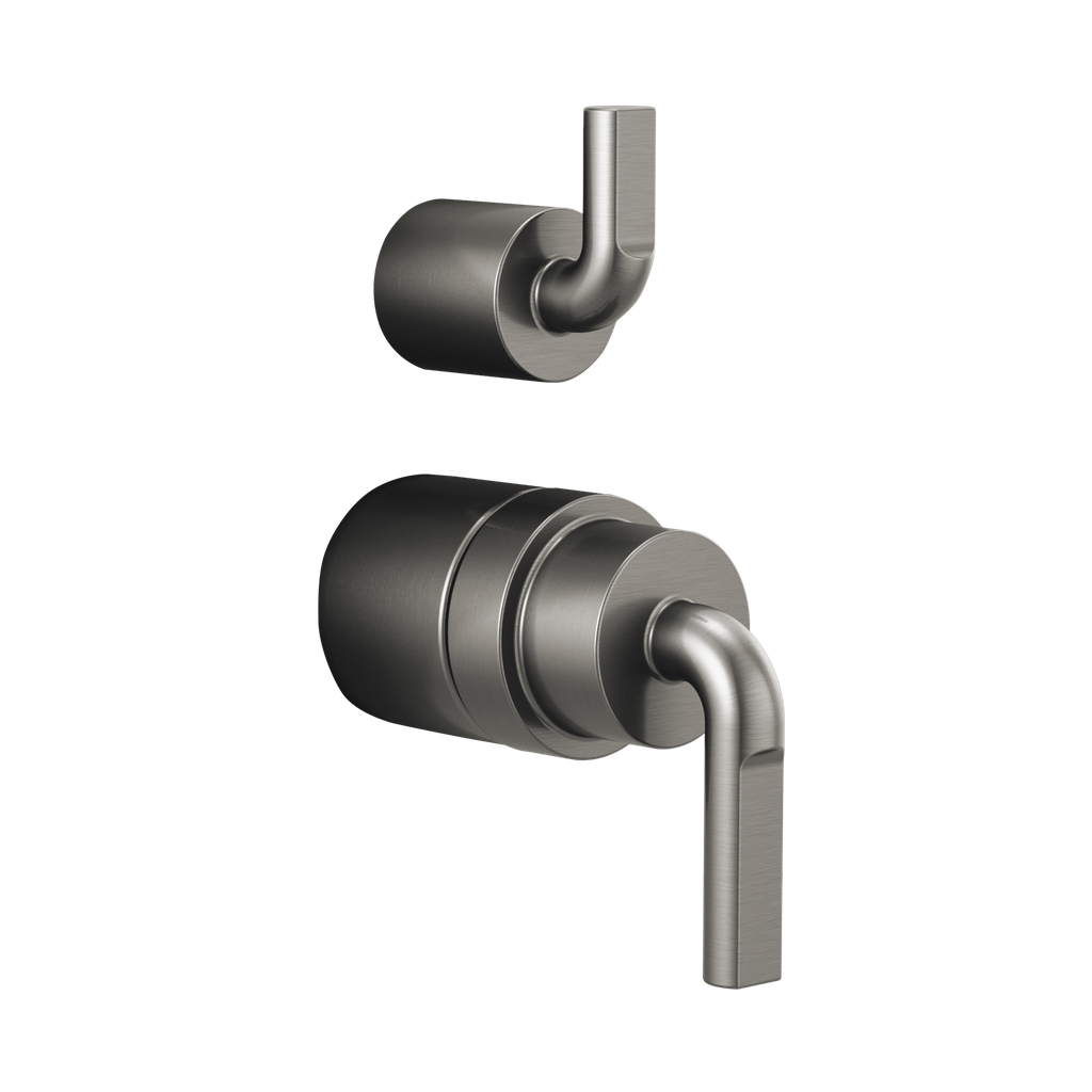 Brizo HL75P39-SL Litze Pressure Balance Valve With Diverter Trim Handle Kit Brilliance Luxe Steel