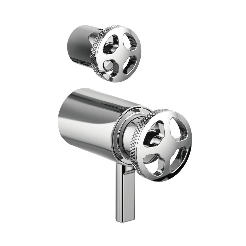 Brizo HW7532-PC Litze Thermostatic Valve With Diverter Trim Handle Kit Polished Chrome