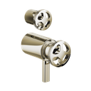 Brizo HW7532-PN Litze Thermostatic Valve With Diverter Trim Handle Kit Brilliance Polished Nickel