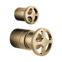 Brizo HW75P32-GL Litze Pressure Balance Valve With Diverter Trim Handle Kit Brilliance Luxe Gold