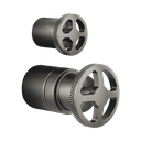 Brizo HW75P32-SL Litze Pressure Balance Valve With Diverter Trim Handle Kit Brilliance Luxe Steel