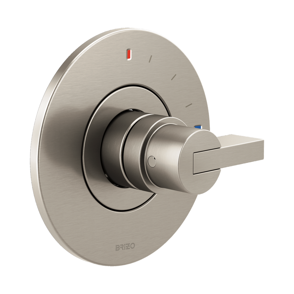Brizo T60P035-NKLHP Litze Pressure Balance Valve Trim Less Handle Brilliance Luxe Nickel