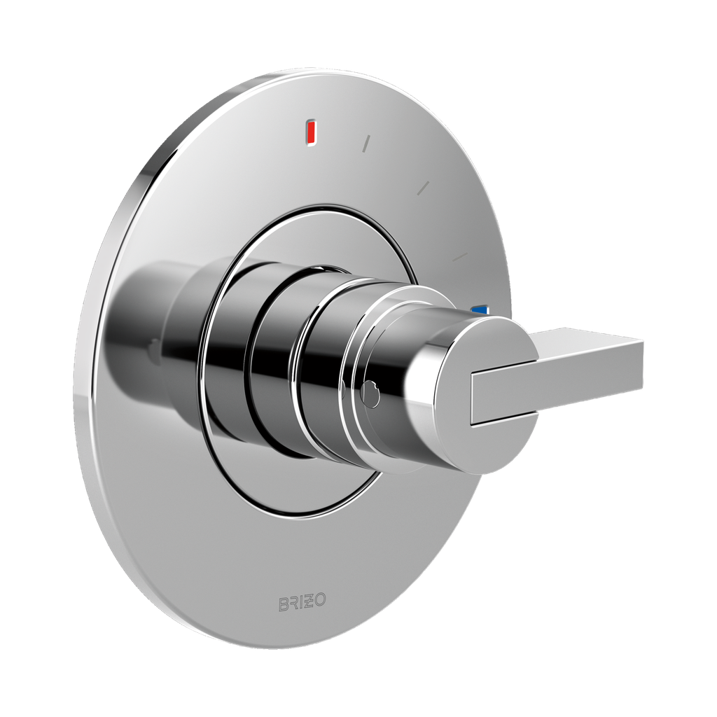 Brizo T60P035-PCLHP Litze Pressure Balance Valve Trim Less Handle Polished Chrome