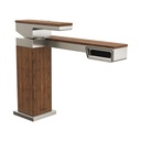 Brizo 65022LF-NKTK Frank Lloyd Wright Single Handle Lavatory Faucet Luxe Nickel Wood