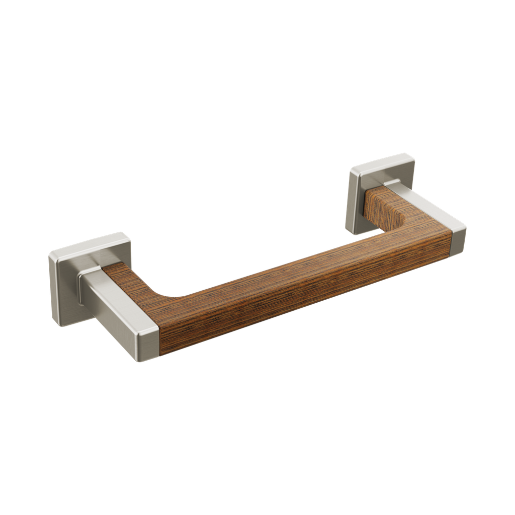 Brizo 699122-NKTK Frank Lloyd Wright Drawer Pull Brilliance Luxe Nickel Wood