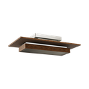 Brizo 81422-NKTK Frank Lloyd Wright Raincan 1.75 GPM Showerhead Brilliance Luxe Nickel Wood