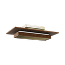 Brizo 81422-PNTK Frank Lloyd Wright Raincan 1.75 GPM Showerhead Brilliance Polished Nickel Wood