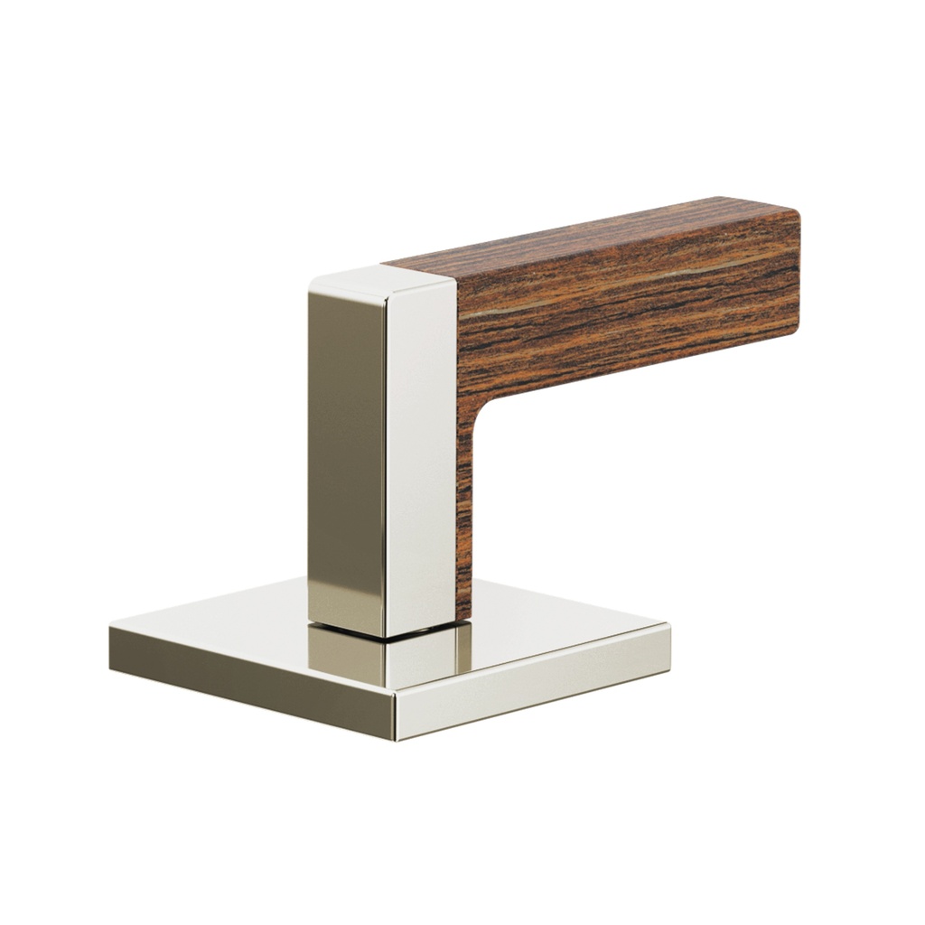 Brizo HL5322-PNTK Frank Lloyd Wright Widespread Lever Handle Kit Brilliance Polished Nickel Wood