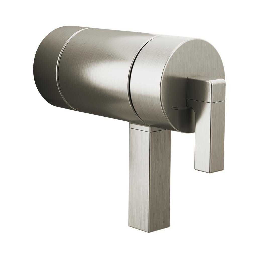 Brizo HL6022-NK Frank Lloyd Wright Thermostatic Valve Lever Handle Kit Brilliance Luxe Nickel