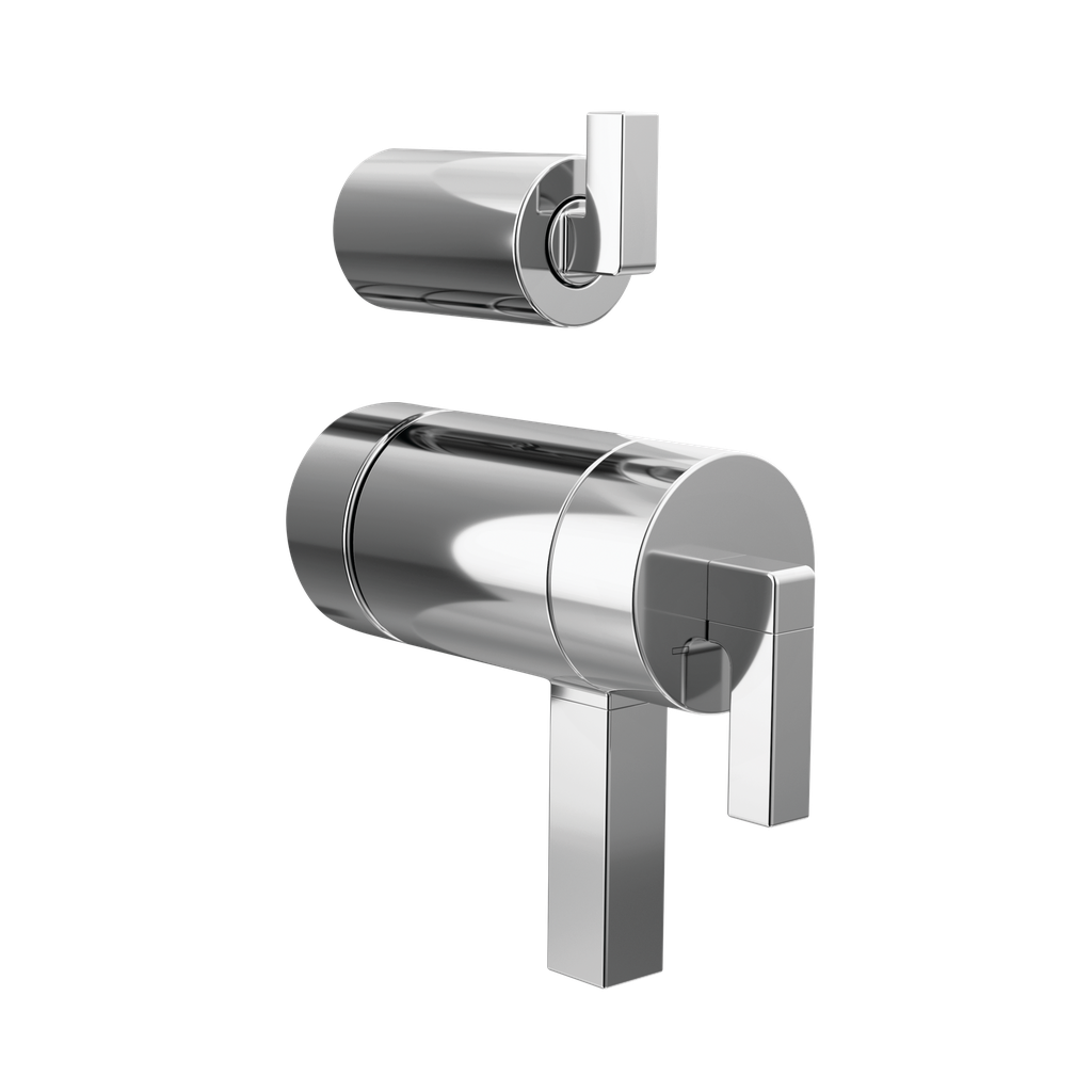 Brizo HL7522-PC Frank Lloyd Wright Integrated Diverter Trim Lever Handle Kit Polished Chrome
