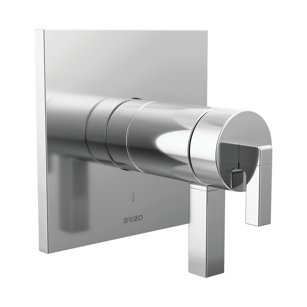 Brizo T60022-PCLHP Frank Lloyd Wright Thermostatic Valve Only Trim Less Handles Polished Chrome