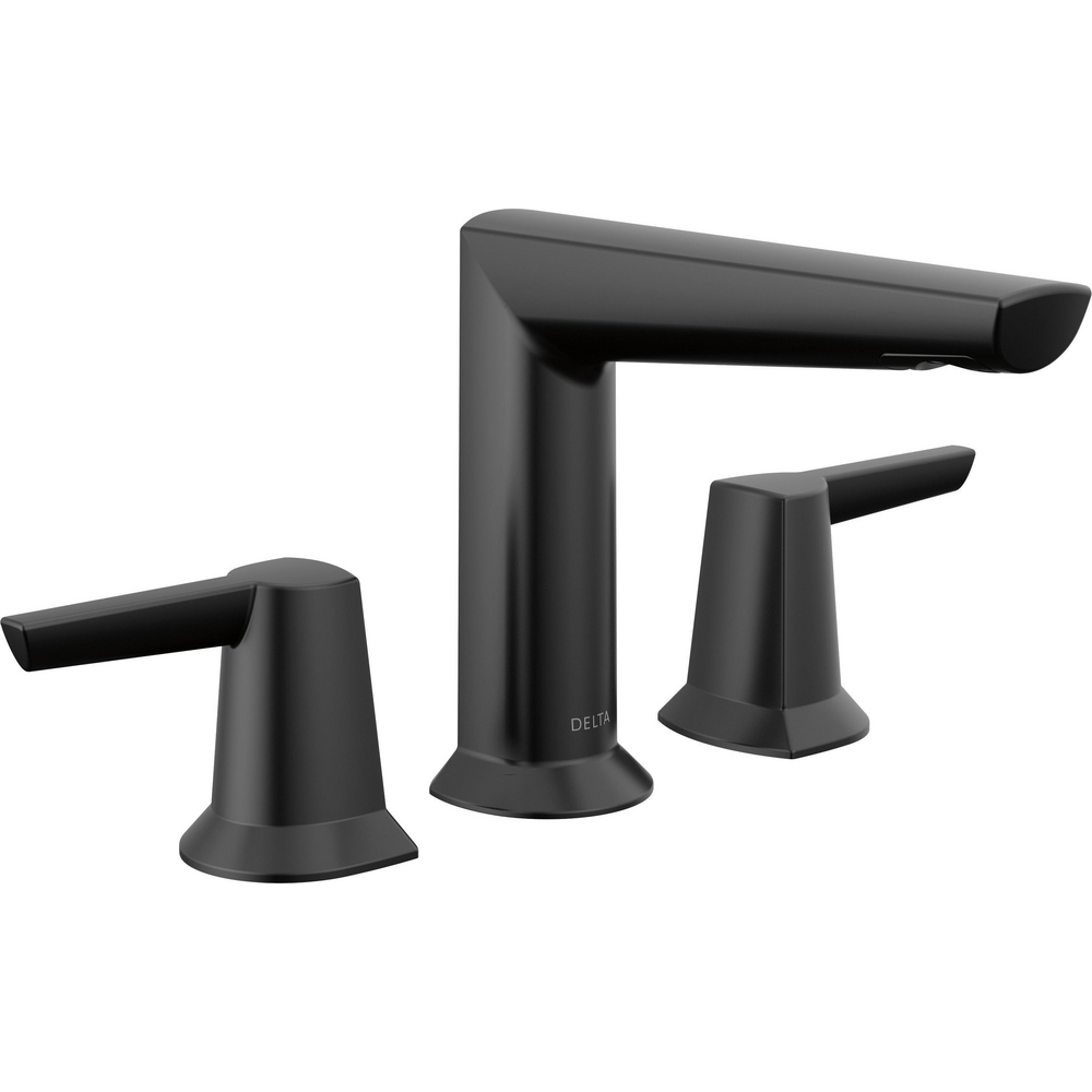Delta 3571-BLMPU-DST Two Handle Widespread Bathroom Faucet Matte Black
