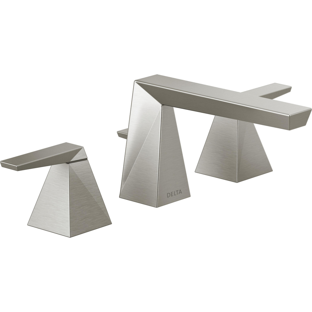 Delta 35543-SS-PR-MPU-DST Two Handle Widespread Bathroom Faucet Lumicoat Stainless