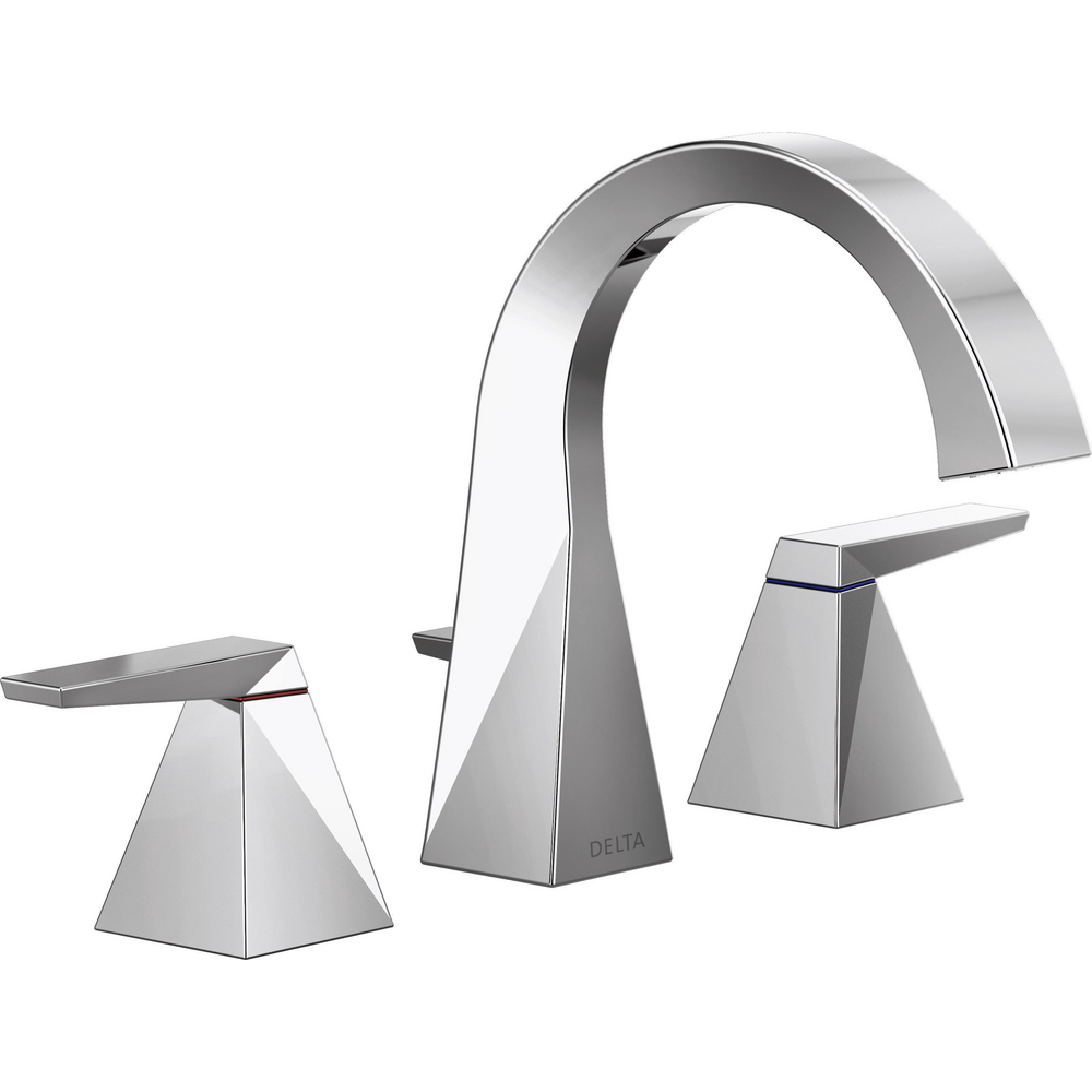 Delta 35546-PR-MPU-DST Two Handle Widespread Bathroom Faucet Lumicoat Chrome