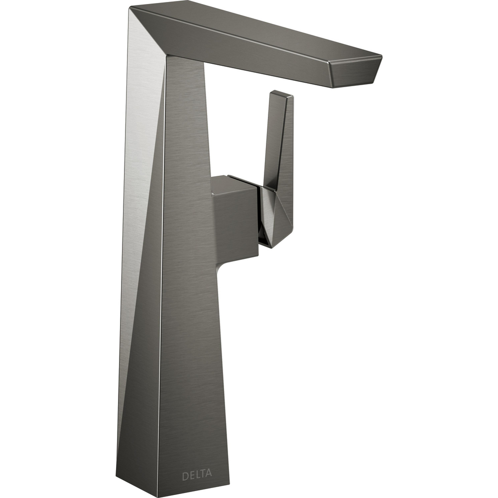 Delta 743-KS-PR-DST Trillian Vessel Single Handle Faucet Black Stainless