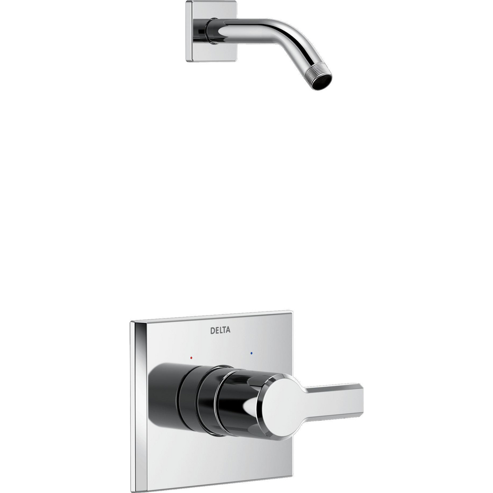 Delta T14299-PR-LHD Pivotal 14 Series Shower Only Trim Less Head Lumicoat Chrome