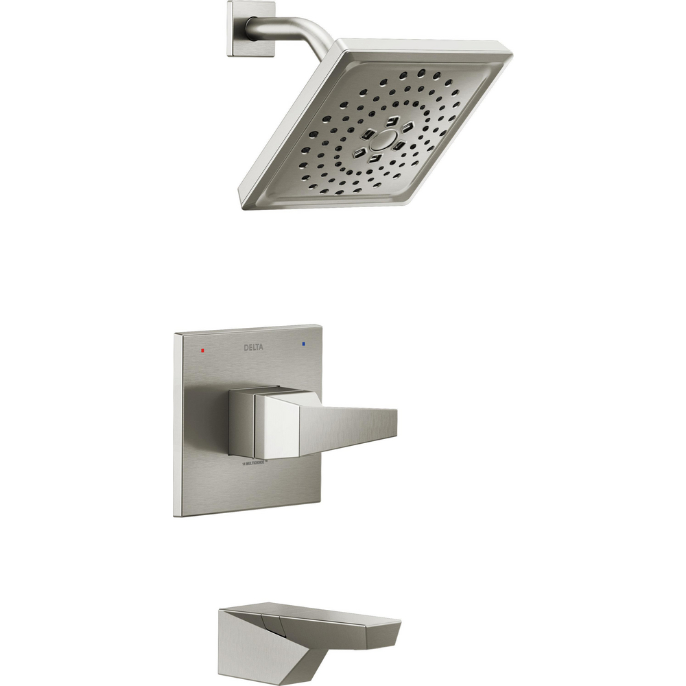 Delta T14443-SS-PR Trillian 14 Series H2Okinetic Tub Shower Trim Lumicoat Stainless