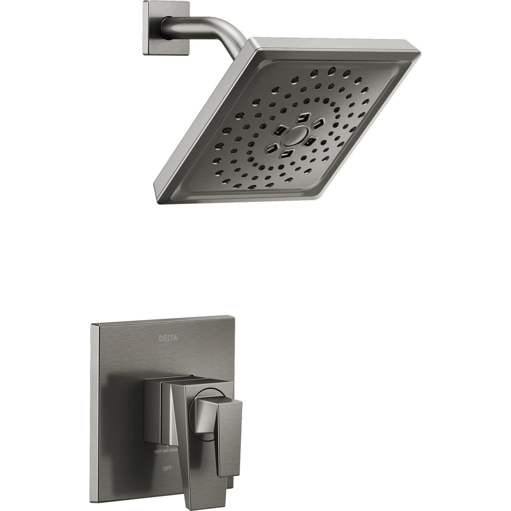 Delta T17243-KS-PR Trillian 17 Series H2Okinetic Shower Only Trim Lumicoat Black Stainless