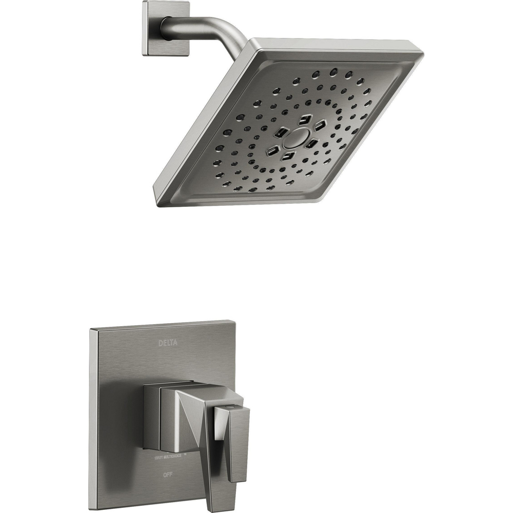 Delta T17T243-KS-PR Trillian 17T H2Okinetic Shower Only Trim Lumicoat Black Stainless