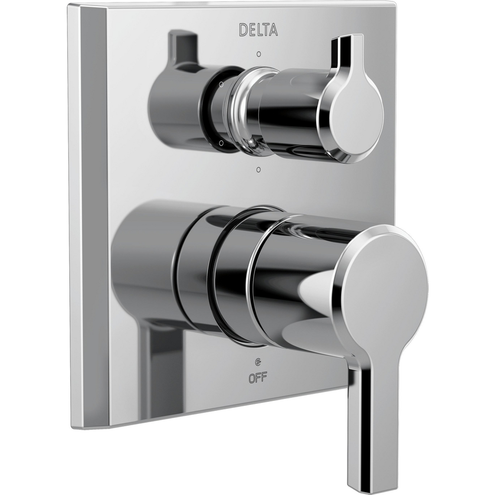 Delta T24999-PR Pivotal 14 Series Valve Trim with 6-Setting Lumicoat Chrome