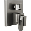 Delta T27943-KS-PR Trillian 17 Series Valve Trim with 6-Setting Diverter Lumicoat Black Stainless
