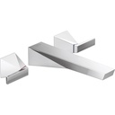 Delta T3543LF-PR-WL Trillian Wall Mount Bathroom Faucet Trim Lumicoat Chrome