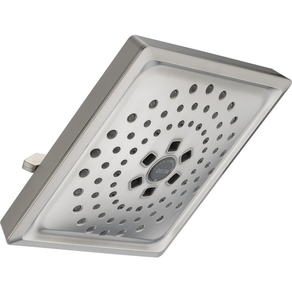 Delta 52684-SS-PR 3 Setting H2Okinetic Square Raincan Lumicoat Stainless