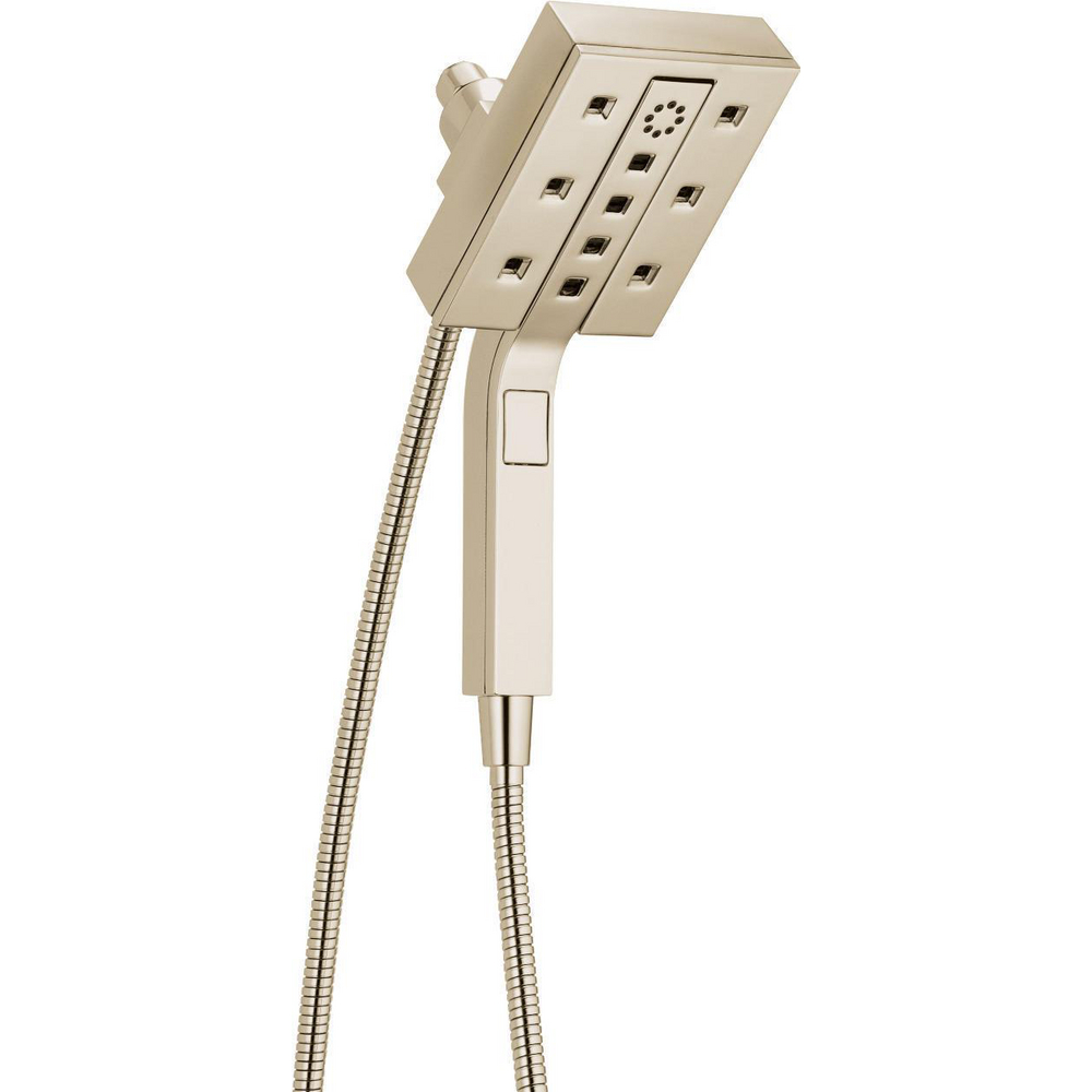 Delta 58473-PN-PR H2Okinetic In2Ition 4-Settin G Two-In-One Shower Polished Nickel