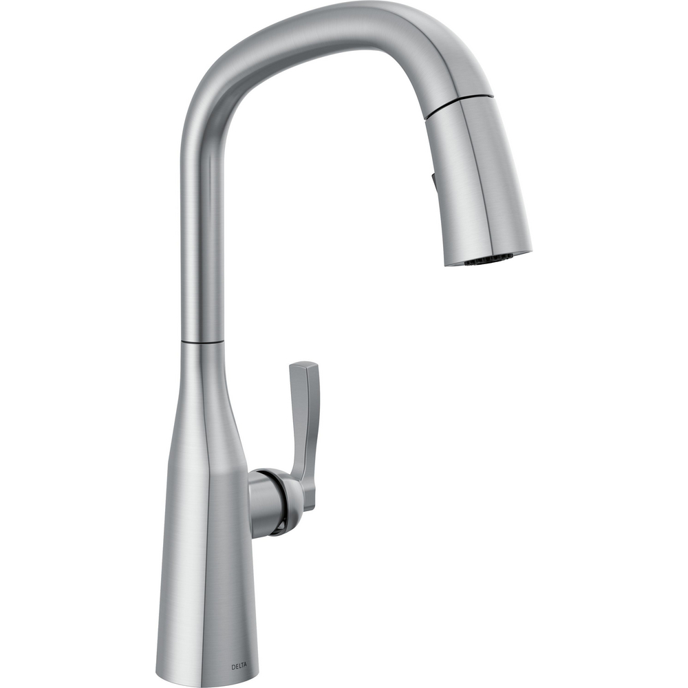 Delta 9176-AR-PR-DST Stryke Single Handle Pull Down Kitchen Faucet Arctic Stainless