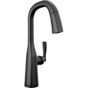 Delta 9976T-BL-DST Stryke Touch2O Pull-Down Bar Prep Faucet Matte Black