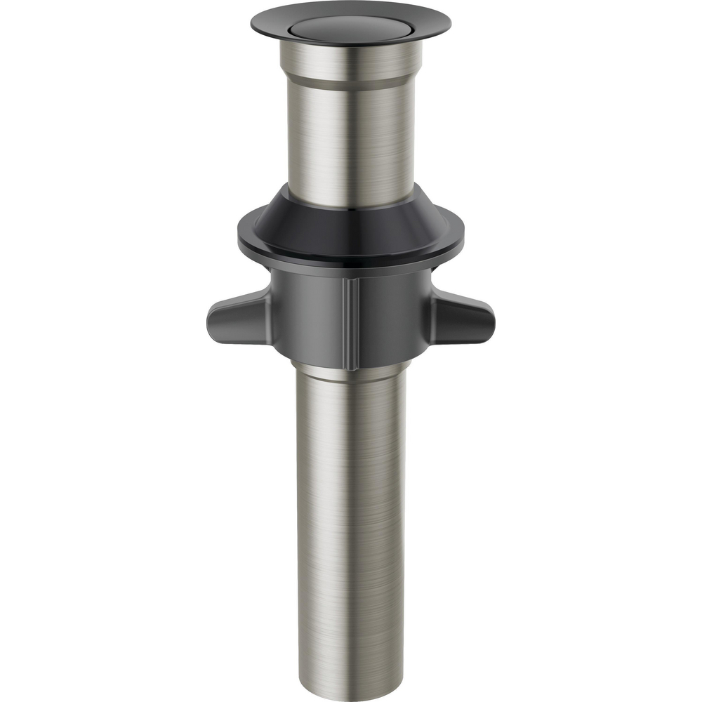 Delta RP101632BL Metal Push-Pop Less Overflow Matte Black