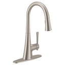 Moen 9126SRS Kurv Spot Resist Stainless One Handle High Arc Pulldown Kitchen Faucet