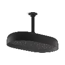 Kohler 26294-BL Statement Oblong 14" Single Function Rainhead Matte Black