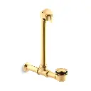 Kohler 7104-2MB Iron Works Exposed Bath Drain Vibrant Brushed Moderne Brass