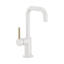 Brizo 61065LF-MWLHP Jason Wu Bar Faucet with Square Spout Less Handle Matte White