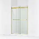 Kohler 706014-L-2MB Levity 74" Sliding Shower Glass Door Vibrant Brushed Moderne Brass