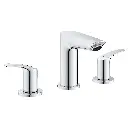 Grohe 20294003 Eurosmart 8-inch Widespread S-Size Bathroom Faucet StarLight Chrome
