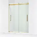 Kohler 702429-L-2MB Levity Plus 81" Frameless Sliding Shower Door Vibrant Brushed Moderne Brass