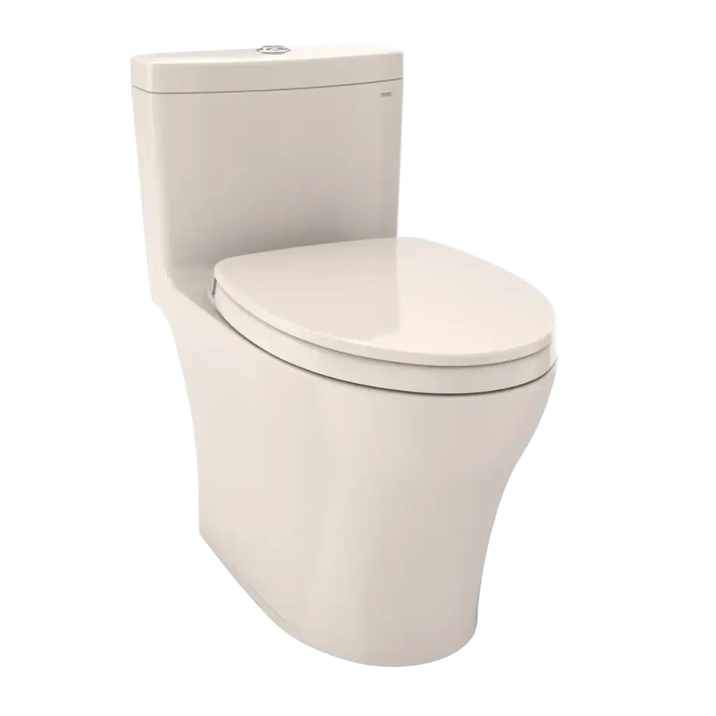 TOTO MS646124CEMFGN#12 Aquia IV One Piece Elongated Toilet Sedona Beige