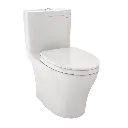 TOTO MS446124CEMFGN#11 Aquia IV Two Piece Elongated Dual Flush Toilet Colonial White
