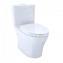 TOTO MS446124CEMFGN#01 Aquia IV Two Piece Elongated Dual Flush Toilet Cotton